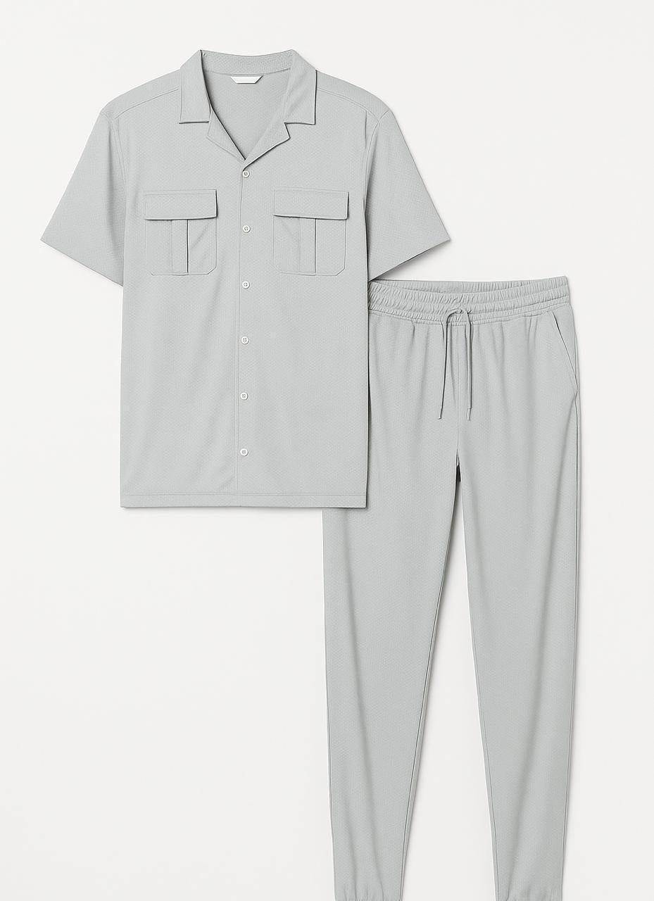 2 Pcs Men's Dri Fit Plain Track Suit