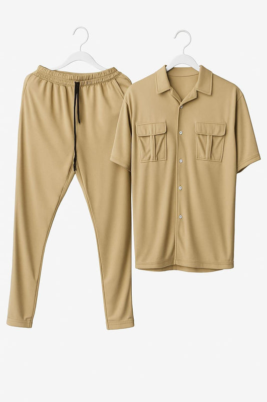 2 Pcs Men's Dri Fit Plain Track Suit